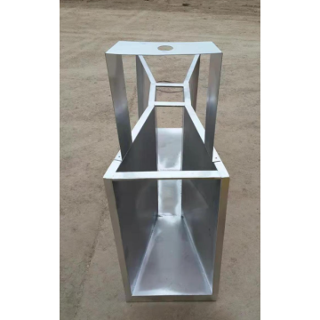 Fluxo de Parshall de aço inoxidável