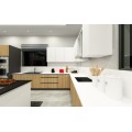 Armários de parede de cozinha brancos personalizados