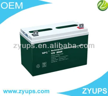 12v Deep Cycle GEL Battery Sealed Lead Acid 12V 80AH