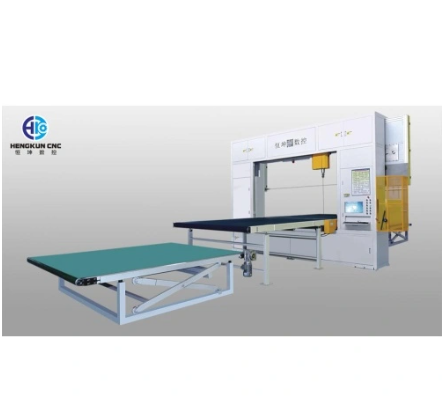 CNC Revovling Double Blades Foam Cutting Machine