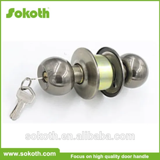 High quality Aluminum alloy door lock with knob/Door knob with cylinder