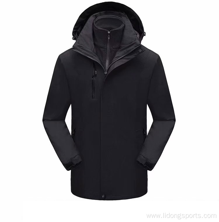 wholesale plain winter logo custom track windproof jacket