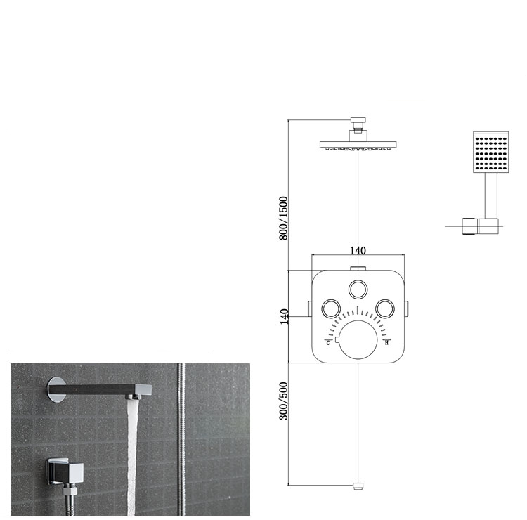 Button-type Water Spool Valve Core Faucet