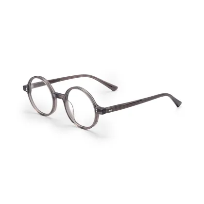 CE Certified Acetate Eyeglasses for Myopia - Black Optical Frames