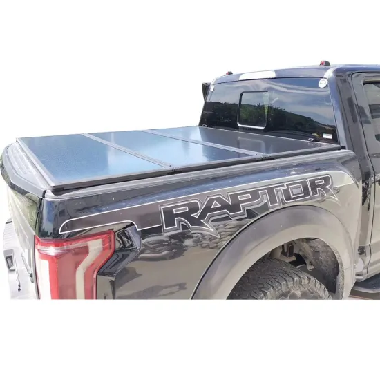 Wholesale Aluminum Alloy Hard Tri-Fold Tonneau Cover for Ford F-150 F-250 F-350 Pickup Truck Beds