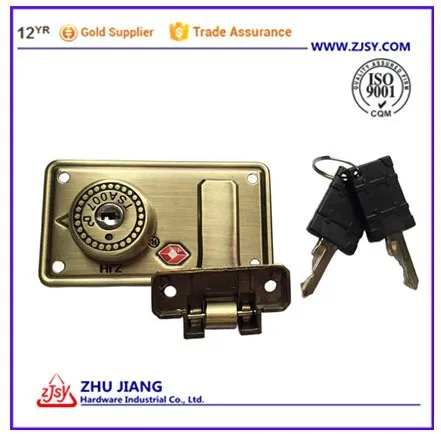 Brush Antique TSA Luggage Lock with keys