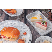 Fashionable Customized Black Melamine Plate