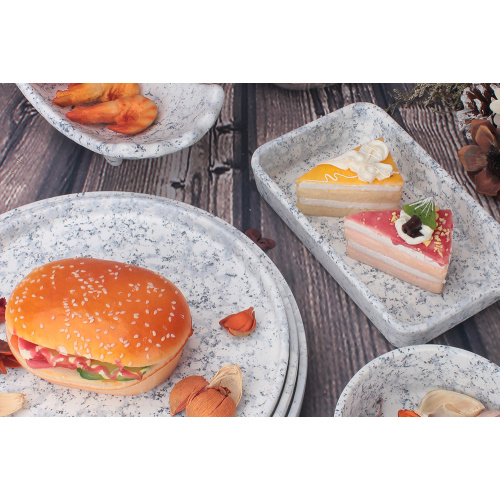 Fashionable Customized Black Melamine Plate