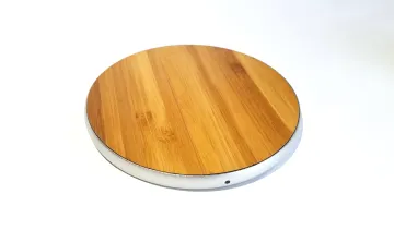 Qi Wireless Charger Bamboo Wireless Induction Charger