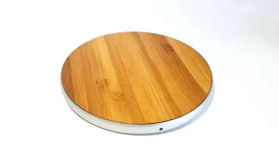 Qi Wireless Charger Bamboo Wireless Induction Charger