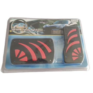 General Red 3Pcs/Lot Car Non-Slip Anti-Slip Pedals Cover Set