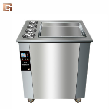 Thailand Fry Ice Cream Machine - Factory Supply Square Pan Fried Ice Cream Roller