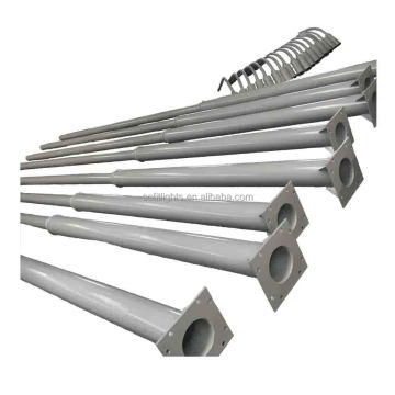 Factory Direct 9 Meter Solar Street Light Pole - Galvanized Pole Lights Price