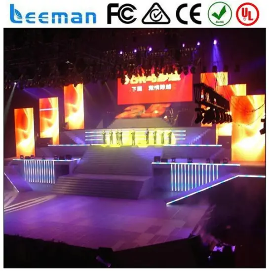 amazing lighting flexible led curtain display for night club 2015 Leeman P12.5 SMD exterior screen wall