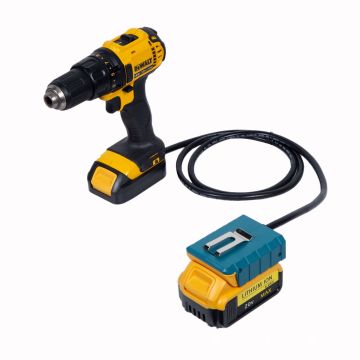 Weight Reduction Extension Adapter for Makita 18V Lithium Battery - BAP18A Conversion