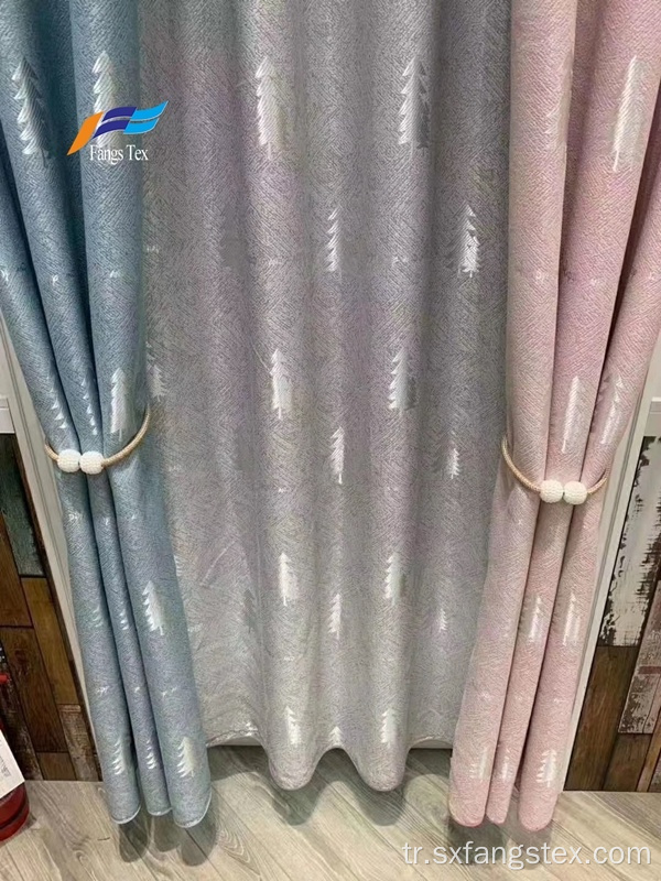 Fantezi Polyester Dokuma Tuğla Kız Çocuk Karartma Perdesi kumaşları