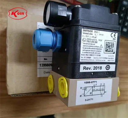 Samson 24VDC Type 3963 Series 3963-1 Solenoid Valves: Comprehensive Search Engine
