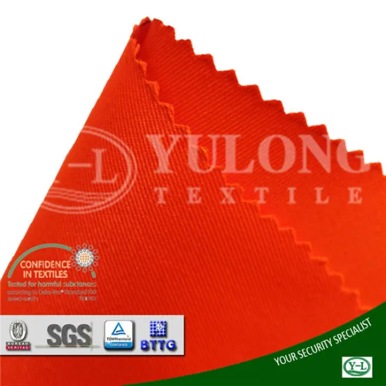alibaba manufacture Oeko-tex 100 fireproof plain fabric with proban finished with reach standard
