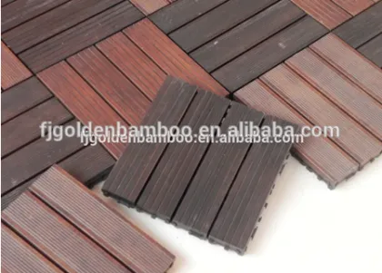 ECO-friendly bamboo outdoor garden flooring