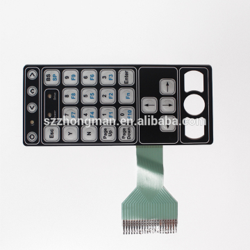 2017 Hot Sell Membrane Switch Panel Customized Membrane Switch