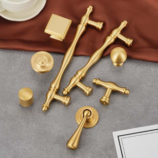 gold cupboard handles