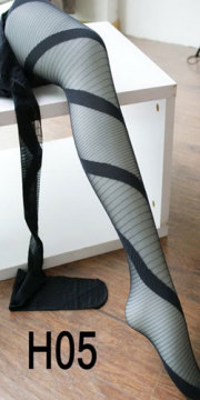 Cotton Jacquard Tights