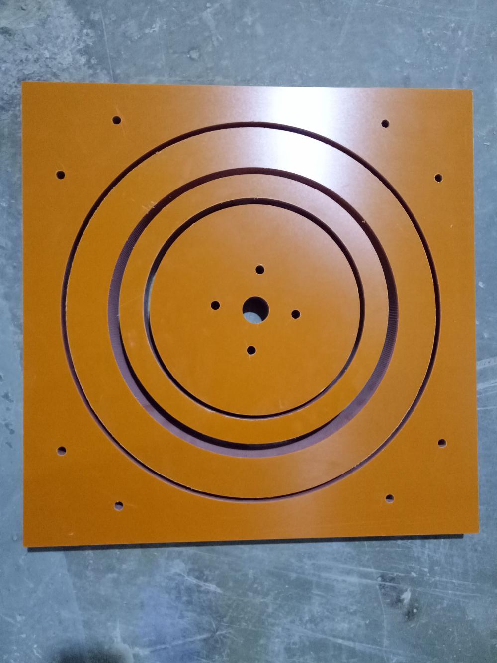 Insulation Material Orange Bakelite Sheet CNC engraving