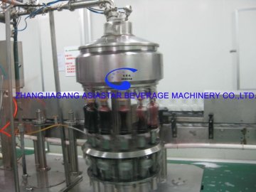 Customized glass bottled nectars filling machine