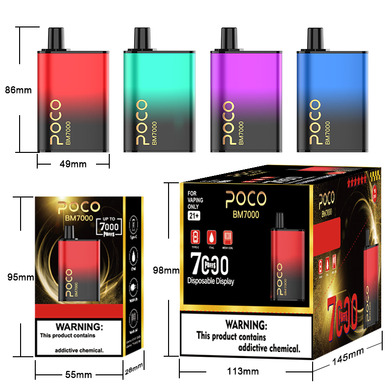 POCO BM Disposable Vape Pen 7000 Puffs