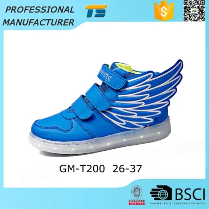 Battery 7 Color Children Flash Shoes Led Kids Shoes