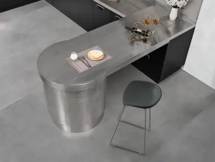 Nordic Stainless Steel Kitchen Cabinet