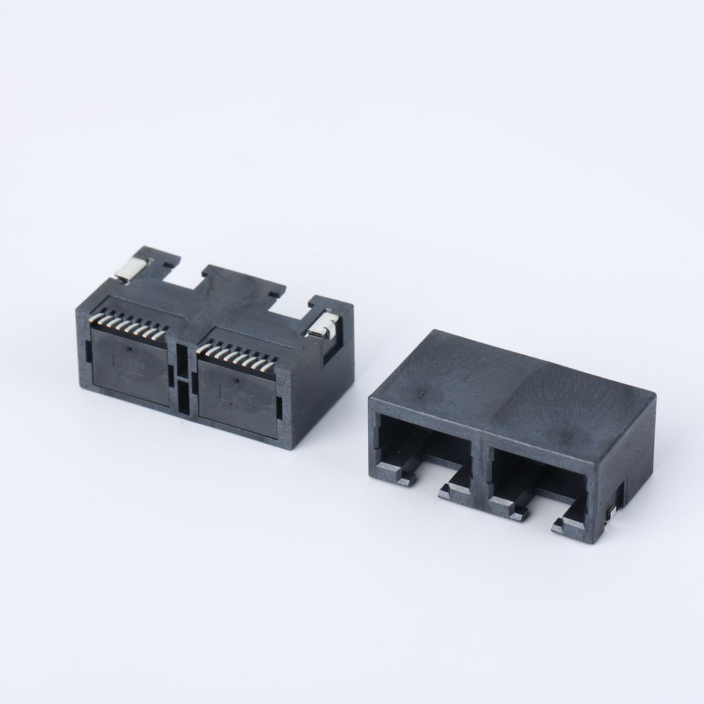 295B RJ45 1*2 connector