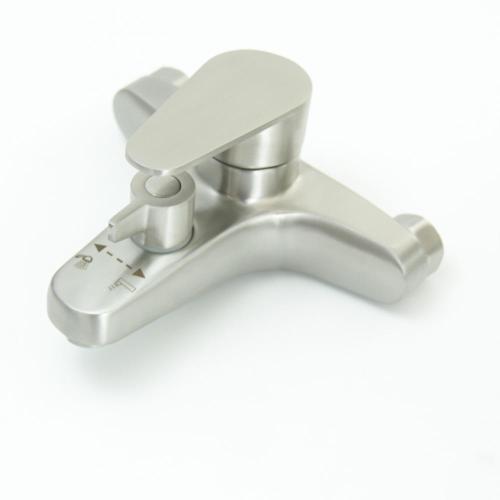 Polished SS Single-handle Button Switch Shower Faucet