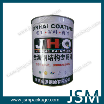 high quality metal tin can container for paint