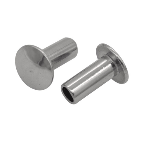 Stainless Steel Oval Head Semi-Tubular Rivets