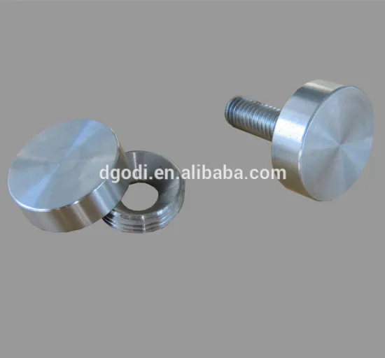 Custom brass / aluminum / stainless steel decorative screw cover caps