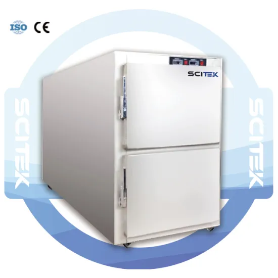 SCITEK Mobile Morgue Refrigerator with 2 Compressors: 1-5 Degree Medical Corpse Preservation Equipment