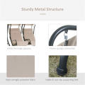 Luxury Swing Chair With Waterproof Canopy Cushion