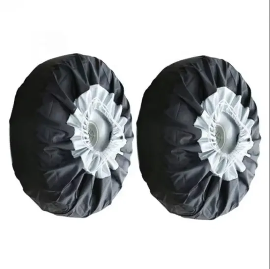 4pcs Tyre Wheel Cover Set - Dustproof Waterproof Spare Tire Bag Protector
