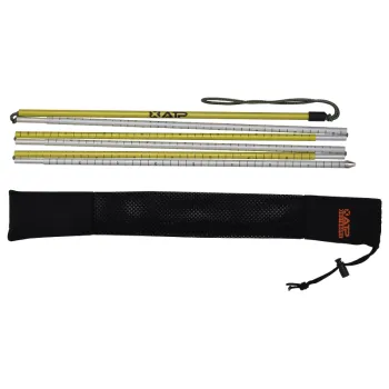 Lightweight and Sturdy 240CM Extendable Avalanche Rescue Snow Probe with 10mm Aluminum Folding Design