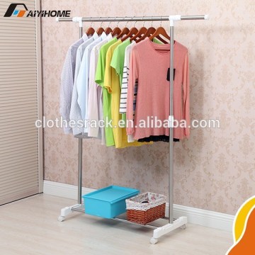 garment display stainless steel clothes hanging rack