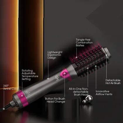 One step volumizing hair dryer