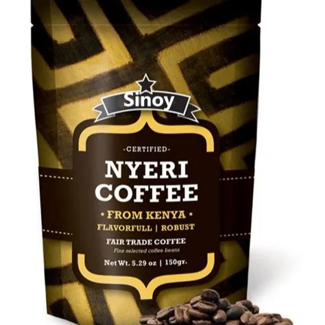 custom top quality printed zipper coffee packaging pouch