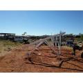 Soportes solares de tornillo molido de montaje en tierra pila