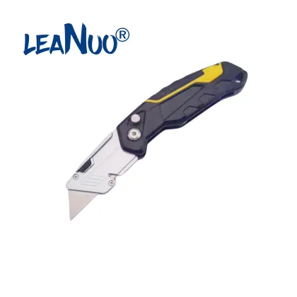 LEANUO Heavy Industrial Folding Knife - Zinc Alloy Multifunctional Utility Tool