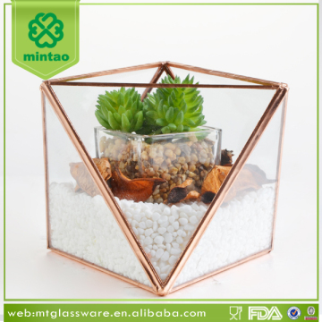 Irregular Geometric GLass Vase