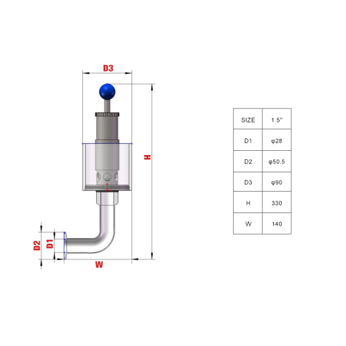 Elbow Type DIN Standard Regulating Valve