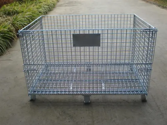 Storage and Transport Metal Mesh Box