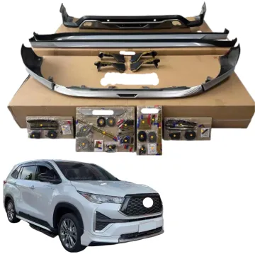 INNOVA ZENIX 2023 Car Bumper Kits: Front Lip, Rear Bumper Lip, Side Skirts Body Kit