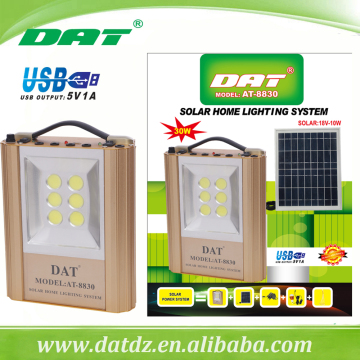 AT-8830 12v solar home lighting system high-power COBlight ,solar lights